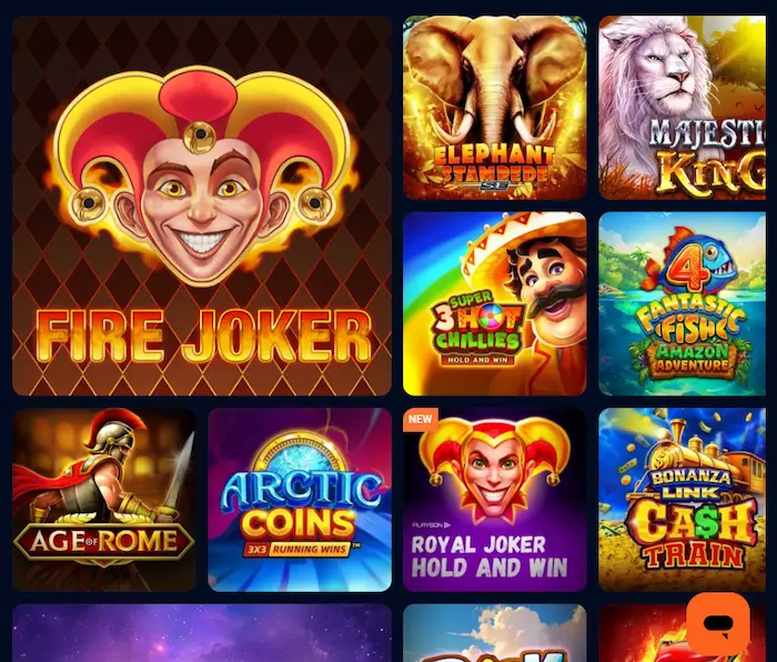 Dream.Bet Casino games